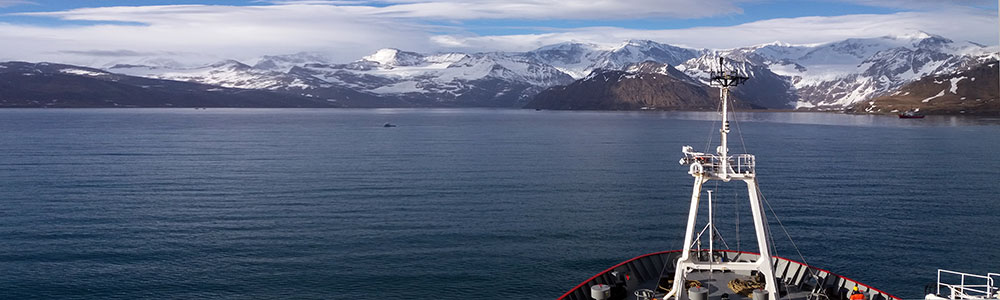 RRS James Clark Ross in the Southern Ocean