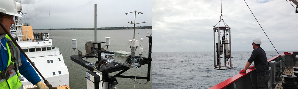 Instrumentation being used on board the RRS James Clark Ross