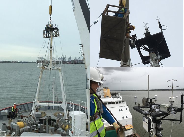 Scientists on board the RRS James Clark Ross